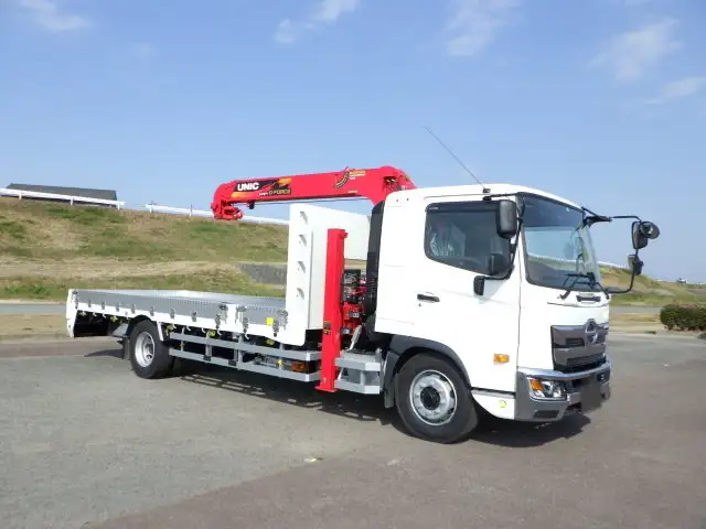 日野 レンジャー 中型/増トン 車両重機運搬 4段クレーン ラジコンの中古トラック画像2