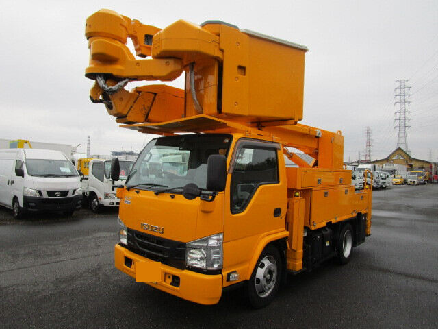 いすゞ エルフ 小型 高所・建柱車 高所作業車 TKG-NKR85YN