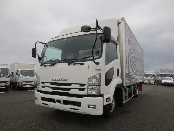いすゞ フォワード 中型/増トン アルミバン TKG-FRR90S2 H27の中古トラック画像1