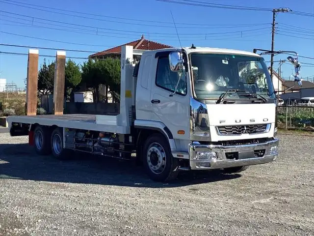 三菱 ファイター 中型/増トン 車両重機運搬 ウインチ ベッドの中古トラック画像2