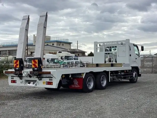 三菱 ファイター 中型/増トン 車両重機運搬 ウインチ ベッドの中古トラック画像4