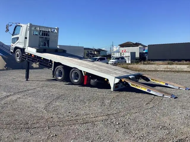 三菱 ファイター 中型/増トン 車両重機運搬 ウインチ ベッドの中古トラック画像6