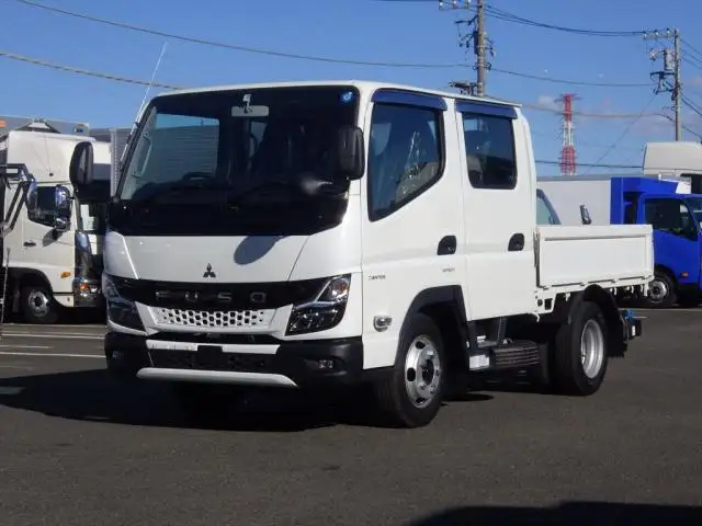三菱 キャンター 小型 平ボディ Wキャブ 2RG-FBA20の中古トラック画像1