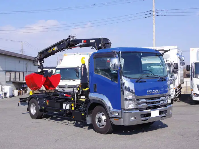 いすゞ フォワード 中型/増トン アームロール クレーン付き ツインホイストの中古トラック画像2