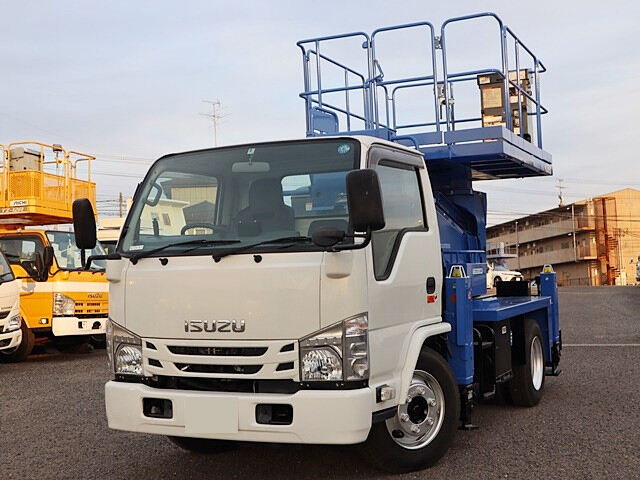 いすゞ エルフ 小型 高所・建柱車 高所作業車 TKG-NKR85YN