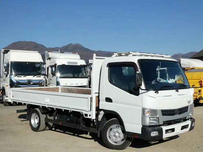 日産 アトラス 小型 平ボディ 床鉄板 TRG-FEB8Wの中古トラック画像2