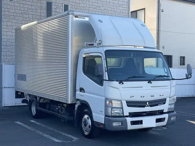 三菱 キャンター 小型 アルミバン パワーゲート SKG-FEB50の中古トラック画像2