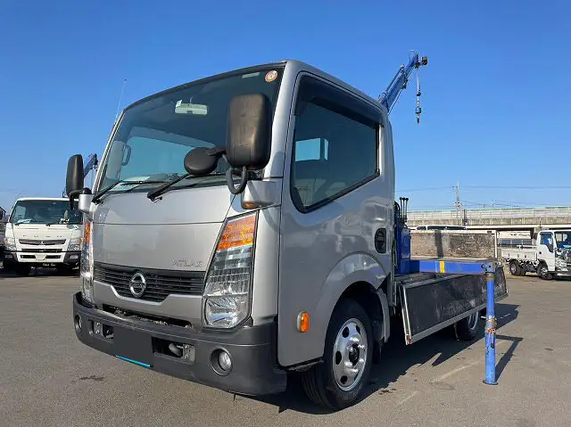 日産 アトラス 小型 クレーン付 横置簡易クレーン 3段の中古トラック画像1