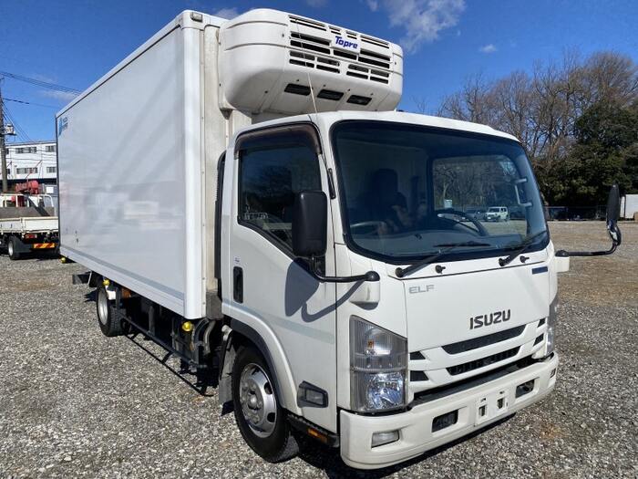 いすゞ エルフ 小型 冷凍冷蔵 中温 床アルミの中古トラック画像2