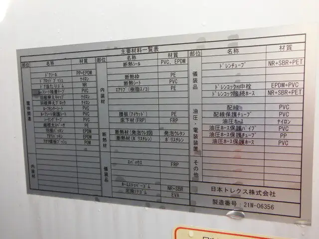日野 プロフィア 大型 冷凍冷蔵 冷凍ウイング 低温の中古トラック画像7