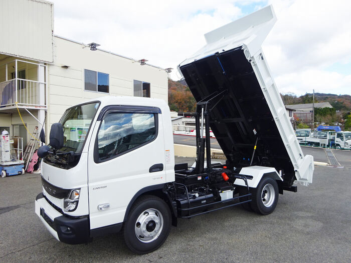 三菱 キャンター 小型 ダンプ ワイドセミ 2PG-FEBM0