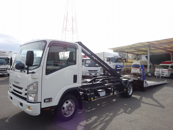 いすゞ エルフ 小型 車両重機運搬 ウインチ TPG-NPS85AN の中古トラック【車両No.136627】