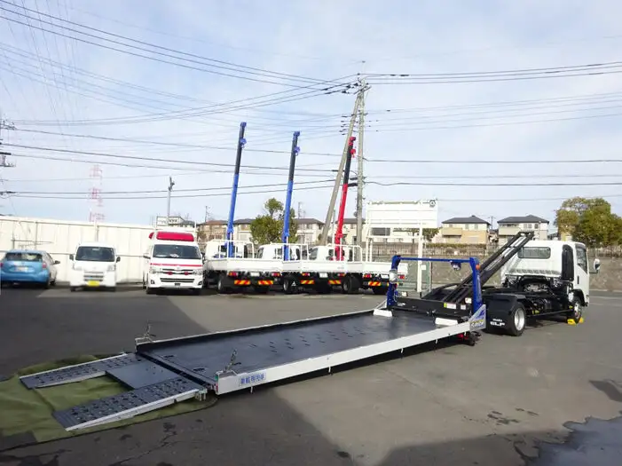 いすゞ エルフ 小型 車両重機運搬 ラジコン ウインチの中古トラック画像7