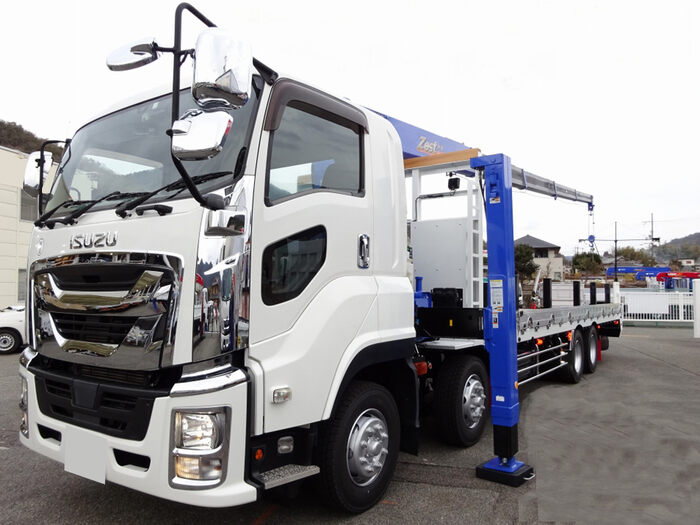 いすゞ ギガ 大型 車両重機運搬 QKG-CYJ77B