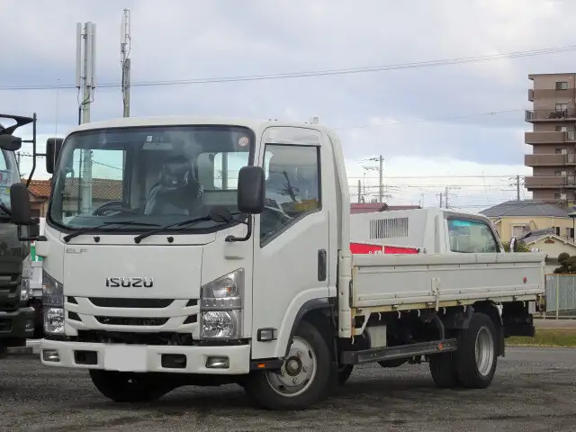 いすゞ エルフ 小型 平ボディ 床鉄板 TRG-NLR85ARの中古トラック画像1