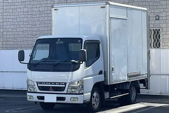三菱 キャンター 小型 アルミバン パワーゲート サイドドア の中古トラック【車両No.140884】