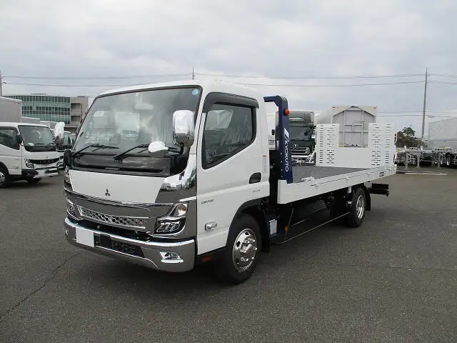 三菱 キャンター 小型 車両重機運搬 ラジコン ウインチの中古トラック画像1