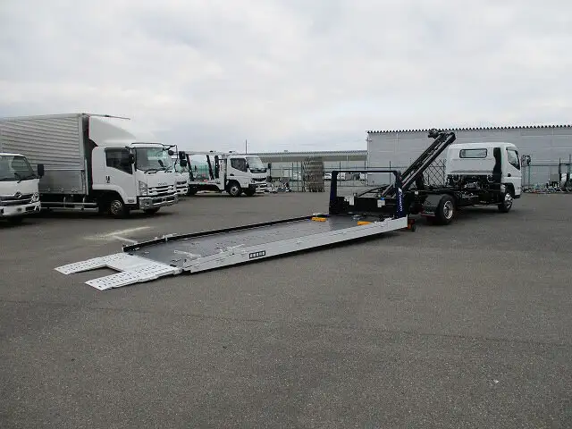 三菱 キャンター 小型 車両重機運搬 ラジコン ウインチの中古トラック画像10