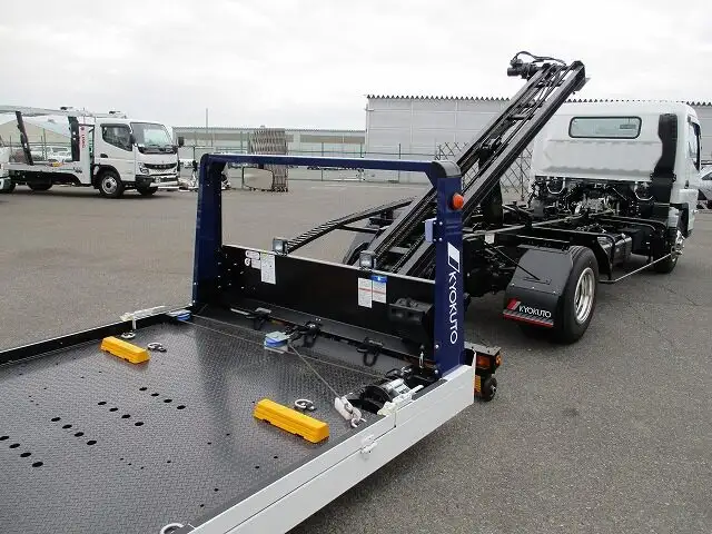 三菱 キャンター 小型 車両重機運搬 ラジコン ウインチの中古トラック画像11