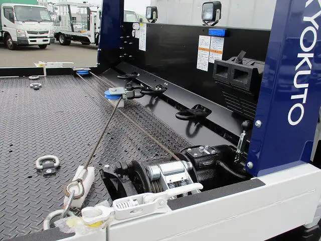 三菱 キャンター 小型 車両重機運搬 ラジコン ウインチの中古トラック画像12