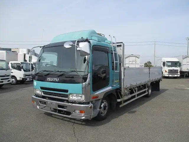 いすゞ フォワード 中型/増トン 平ボディ 床鉄板 アルミブロックの中古トラック画像1