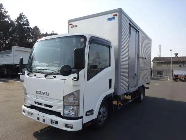 いすゞ エルフ 小型 アルミバン サイドドア TRG-NLR85ANの中古トラック画像1