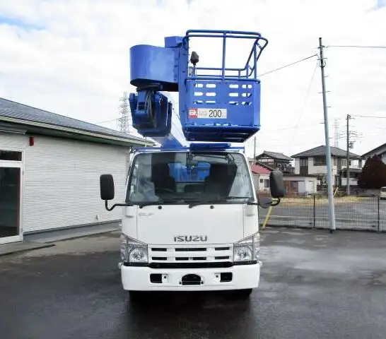 いすゞ エルフ 小型 高所・建柱車 高所作業車 の中古トラック画像2