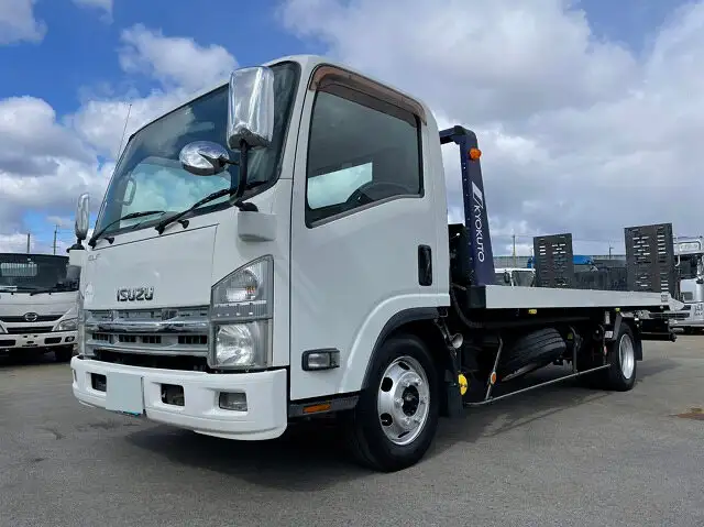 いすゞ エルフ 小型 車両重機運搬 ラジコン ウインチの中古トラック画像1