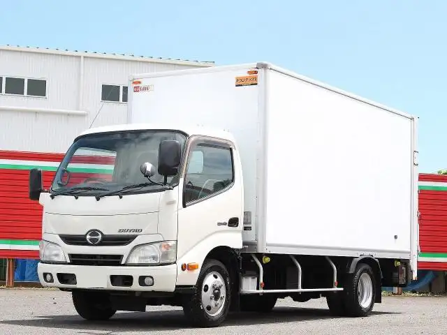 日野 デュトロ 小型 アルミバン パワーゲート 床鉄板の中古トラック画像1