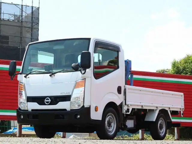 日産 アトラス 小型 クレーン付 横置簡易クレーン 3段の中古トラック画像1