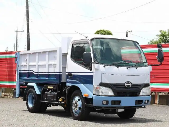 日野 デュトロ 小型 ダンプ 土砂禁 ステンレス張りの中古トラック画像3