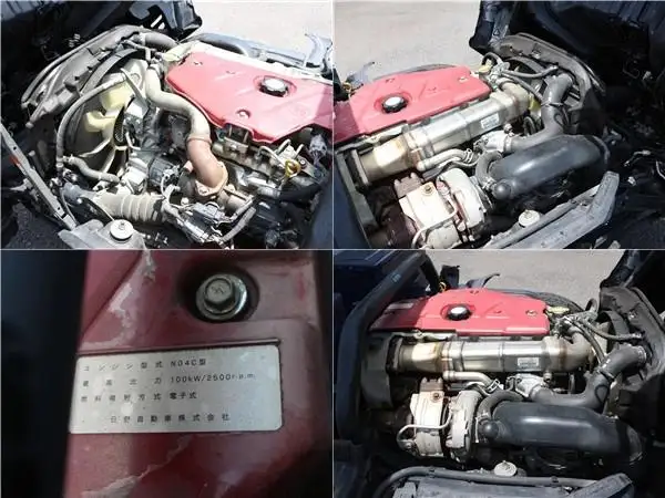 日野 デュトロ 小型 ダンプ 土砂禁 ステンレス張りの中古トラック画像20