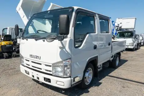 いすゞ エルフ 小型 平ボディ Wキャブ TKG-NHR85Aの中古トラック画像1