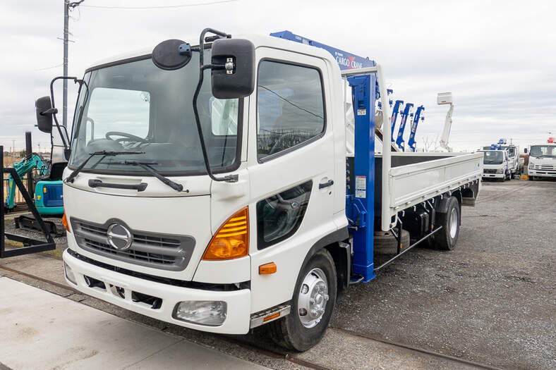 日野 レンジャー 中型/増トン 車両重機運搬 セルフローダー BDG-FC6JJWA