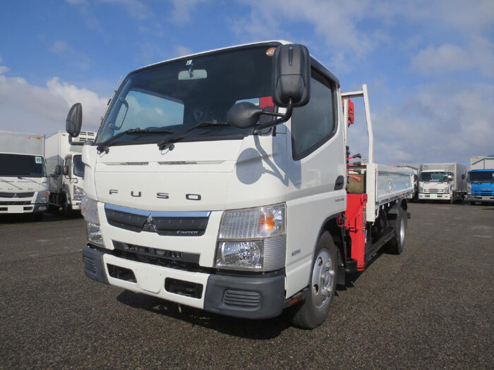 三菱 キャンター 小型 クレーン付