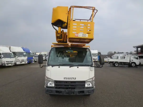 いすゞ エルフ 小型 高所・建柱車 高所作業車 BKG-NKR85Nの中古トラック画像2