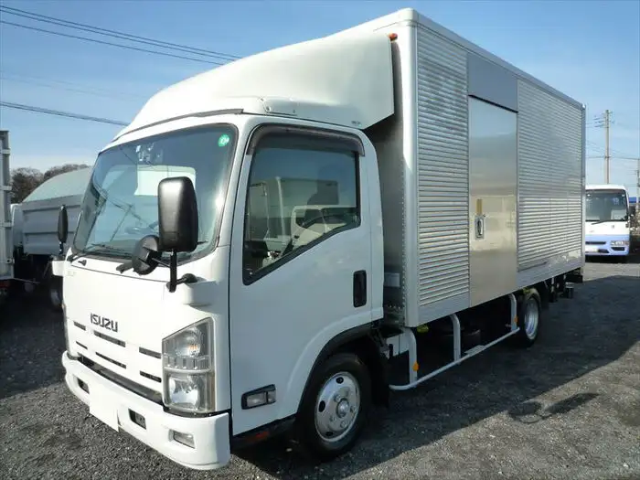 いすゞ エルフ 小型 アルミバン パワーゲート サイドドア の中古トラック【車両No.140978】