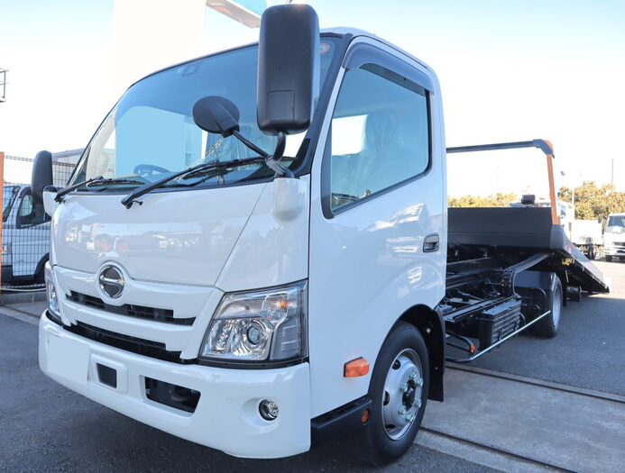 日野 デュトロ 小型 車両重機運搬 セーフティーローダー 2RG-XZU722M