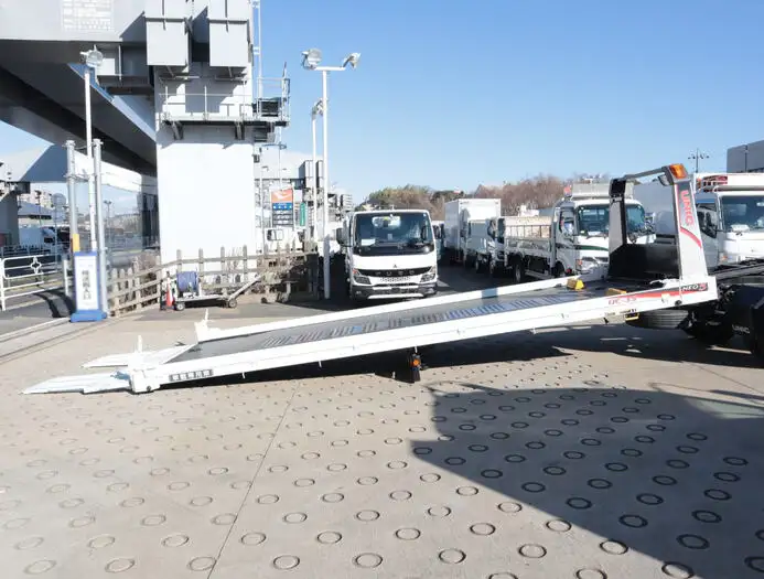 三菱 キャンター 小型 車両重機運搬 ラジコン ウインチの中古トラック画像8