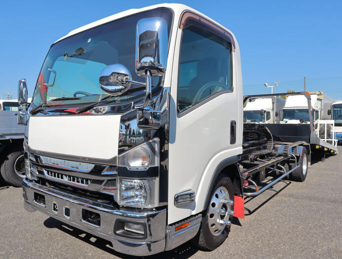 いすゞ エルフ 小型 車両重機運搬 セーフティーローダー TRG-NPR85AN