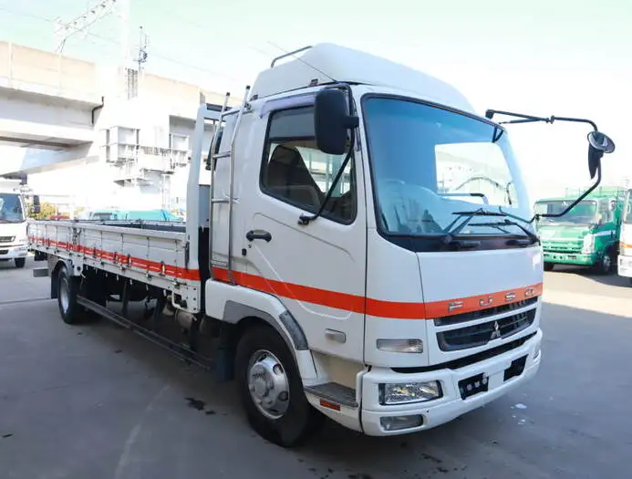 三菱 ファイター 中型/増トン 平ボディ 床鉄板 ベッドの中古トラック画像2