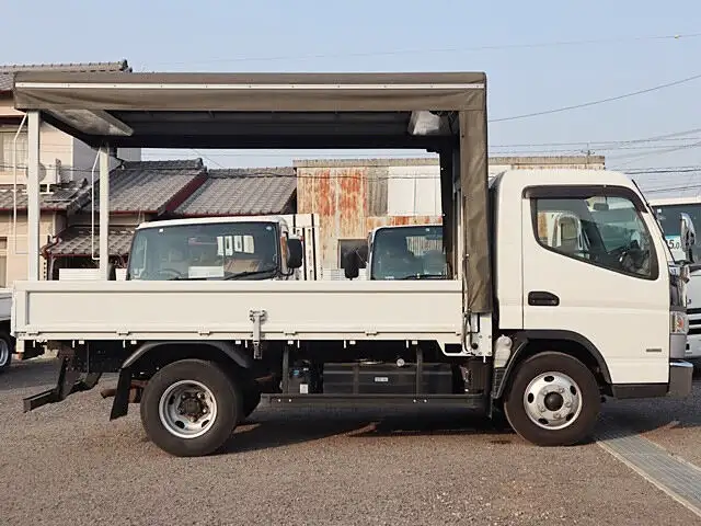 三菱 キャンター 小型 平ボディ 幌 TPG-FEB50の中古トラック画像10