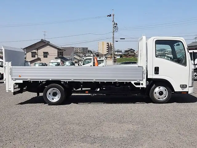 いすゞ エルフ 小型 平ボディ パワーゲート アルミブロックの中古トラック画像4
