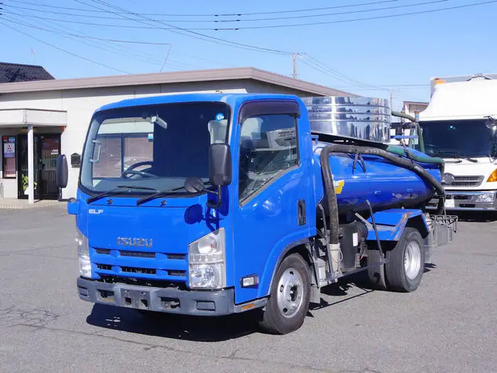 いすゞ エルフ 小型 タンク車 バキューム BKG-NMR85Nの中古トラック画像1