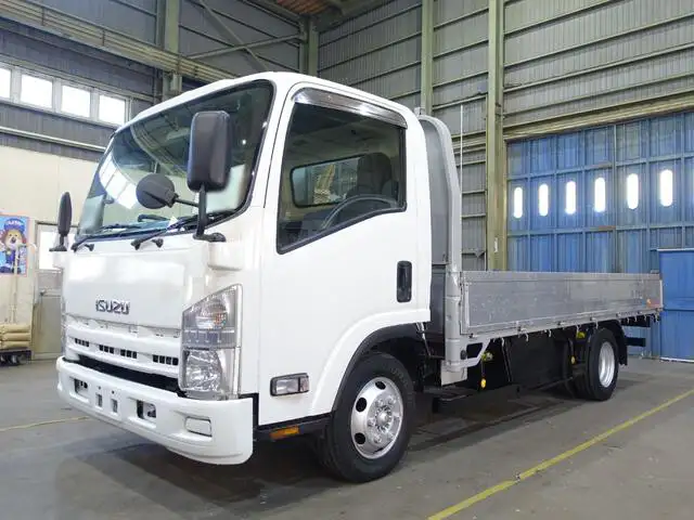 いすゞ エルフ 小型 平ボディ 床鉄板 アルミブロック の中古トラック【車両No.141549】