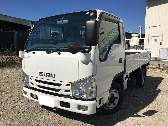 いすゞ エルフ 小型 平ボディ 10尺 TRG-NJR85A