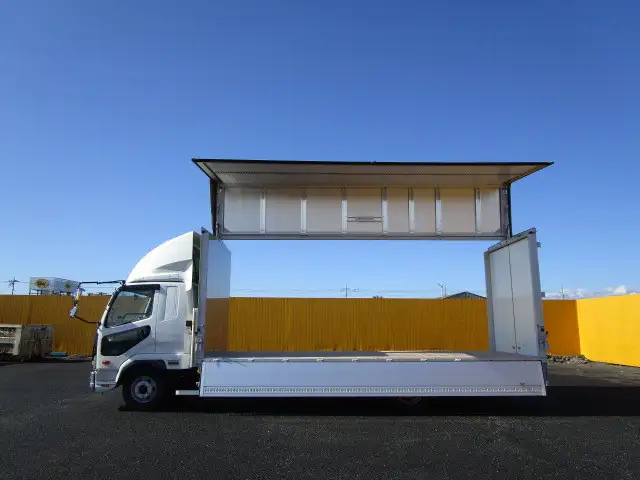 三菱 ファイター 中型/増トン ウイング エアサス ベッドの中古トラック画像6