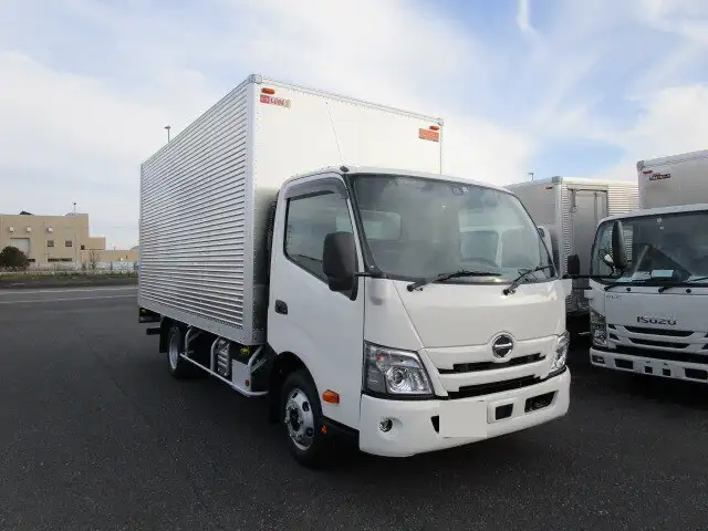 日野 デュトロ 小型 アルミバン パワーゲート サイドドアの中古トラック画像2