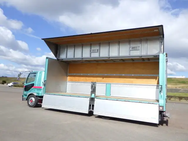 三菱 ファイター 中型/増トン ウイング ベッド KL-FK61FLYの中古トラック画像5