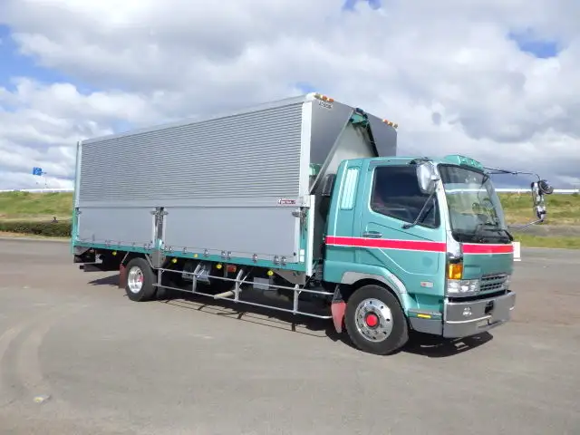 三菱 ファイター 中型/増トン ウイング ベッド KL-FK61FLYの中古トラック画像2